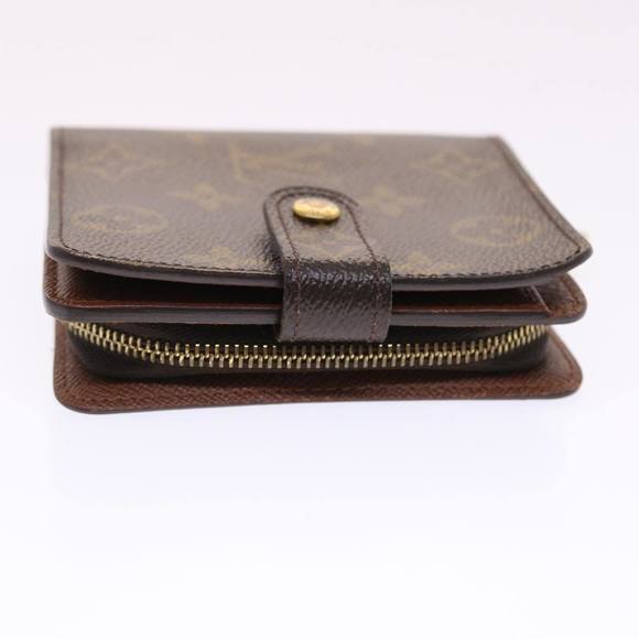LOUIS VUITTON Monogram Compact Zip Wallet M61667 LV Auth 50449 - Picture 5 of 16